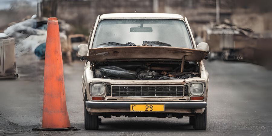 Was müssen Sie tun, wenn Sie unterwegs feststellen, dass Ihr Fahrzeug nicht mehr verkehrssicher ist